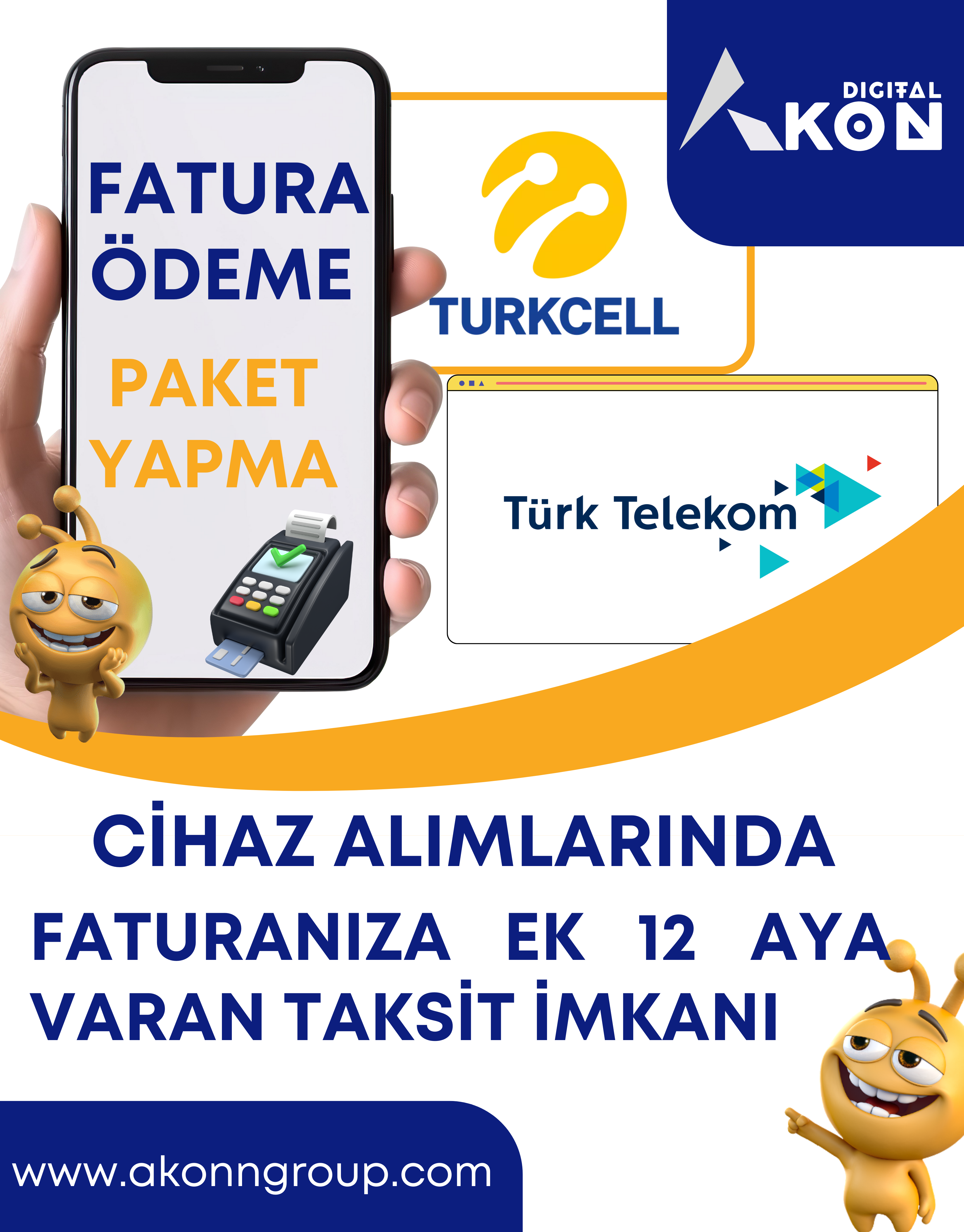 Fatura Ödeme Noktası afiş tasarımı