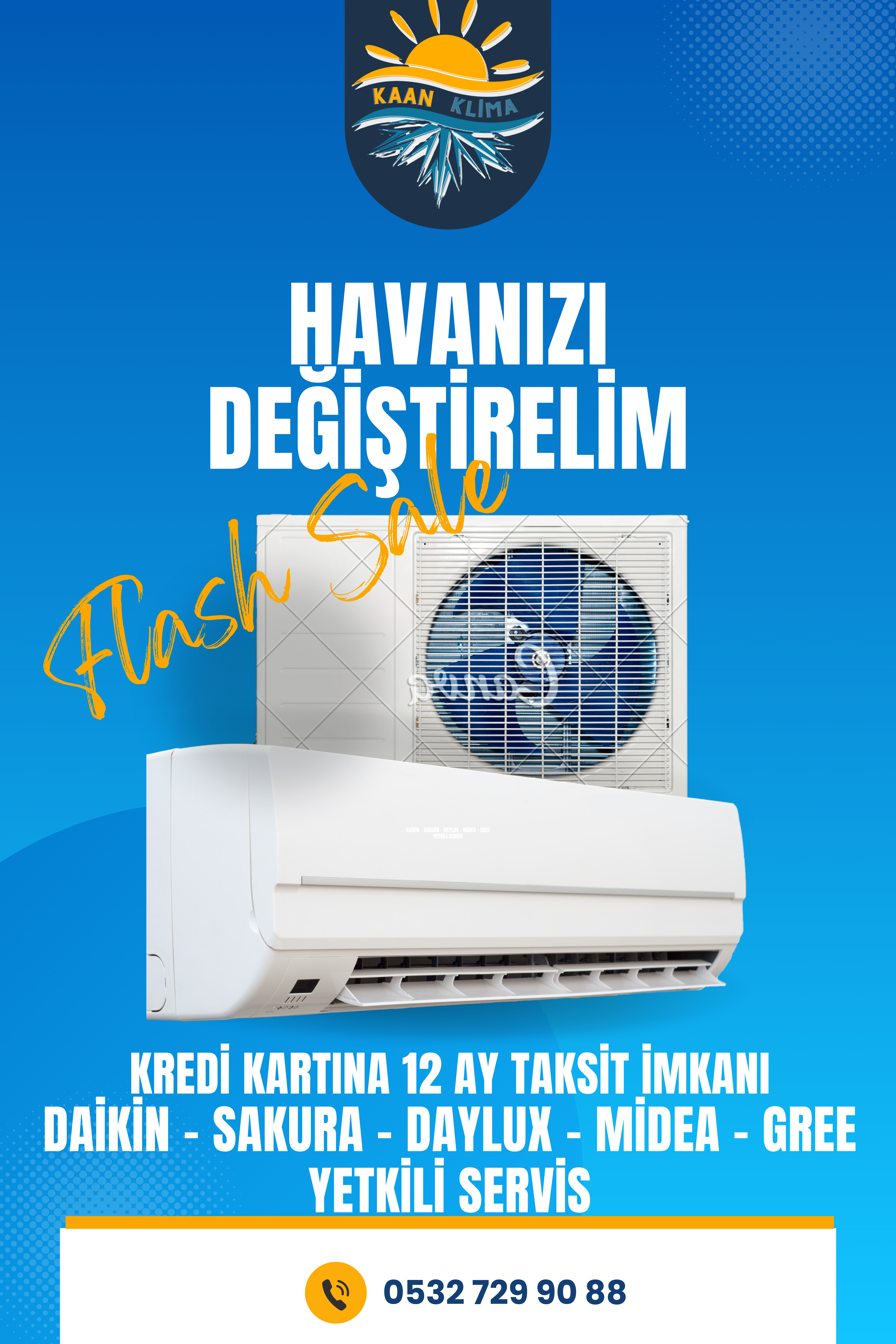 Kaan Klima afiş tasarımı