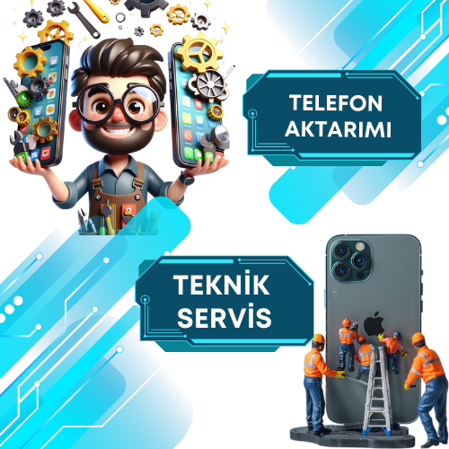 Telefon Teknik Servis afiş tasarımı